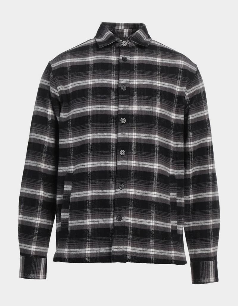 OBEY Reason Mens Long Sleeve Button Up Shirt image number 0