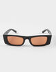 RSQ Retro Rectangle Sunglasses image number 2