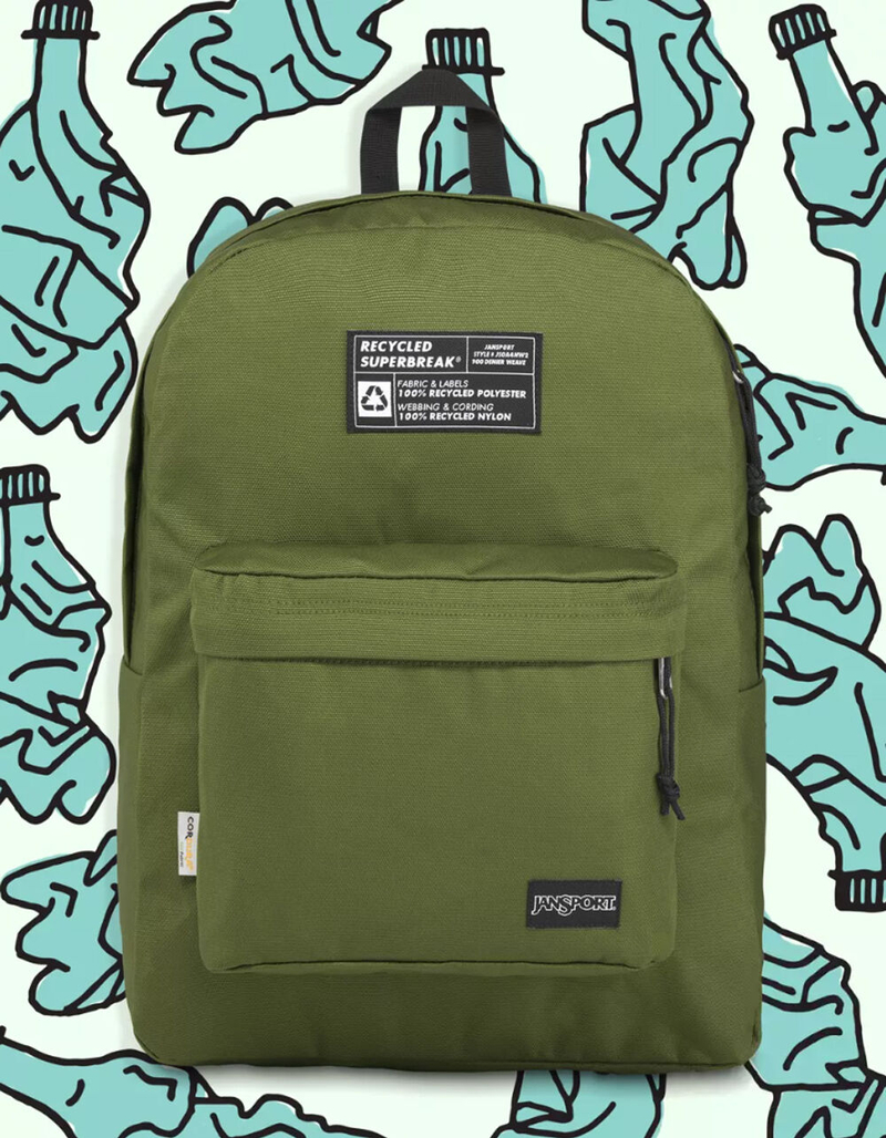 JANSPORT Recycled SuperBreak Olive Backpack image number 1