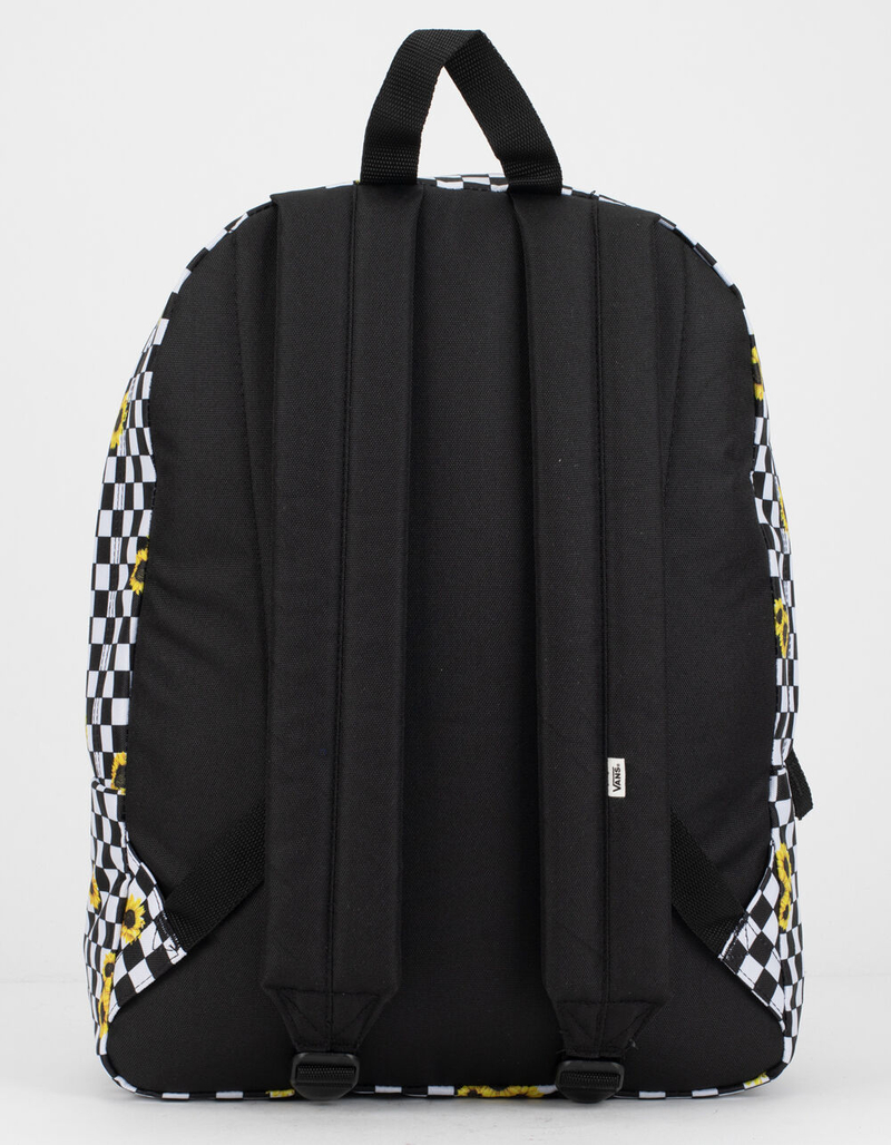 VANS Realm Sunflower Checkerboard Backpack image number 2