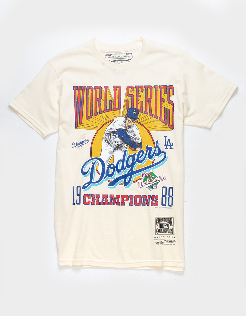 MITCHELL & NESS Dodgers World Series 1988 Mens Tee image number 0