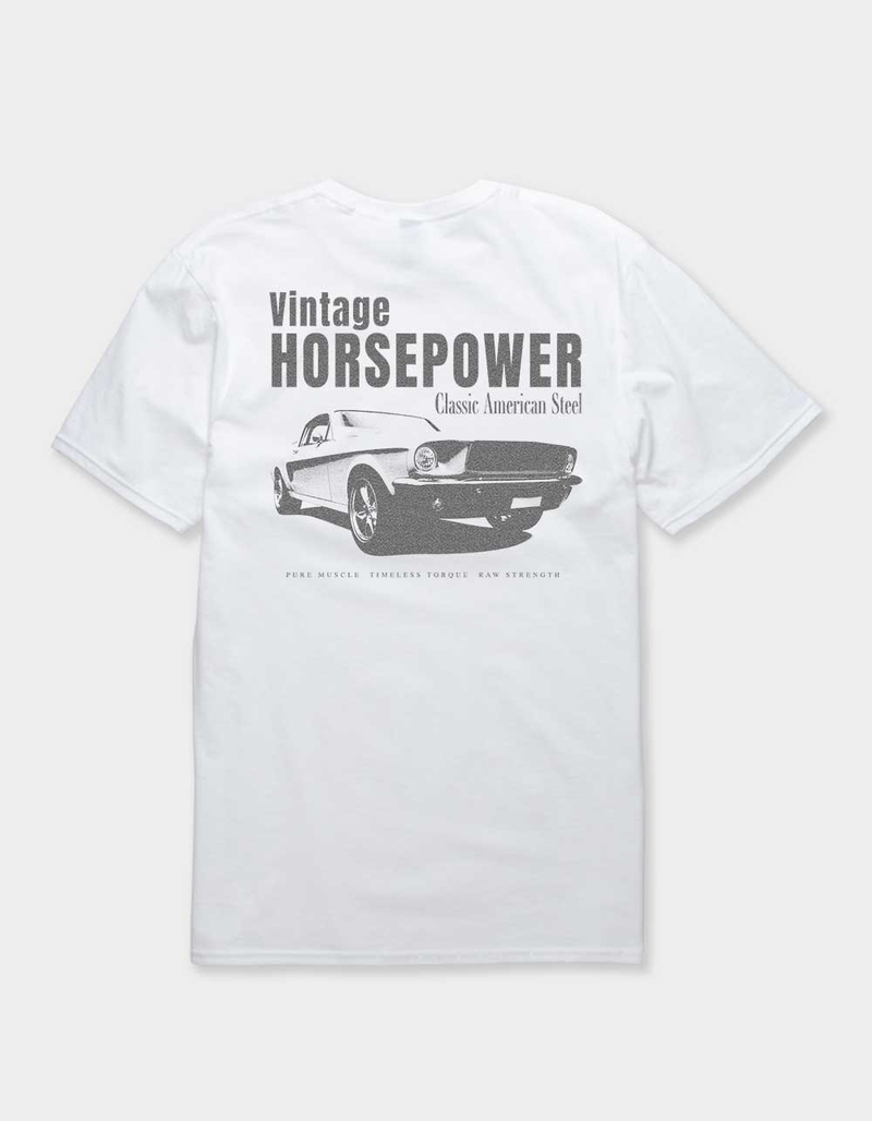 AUTO Vintage Horsepower Unisex Tee image number 0