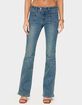 EDIKTED Mattea Low Rise Flared Jeans image number 1