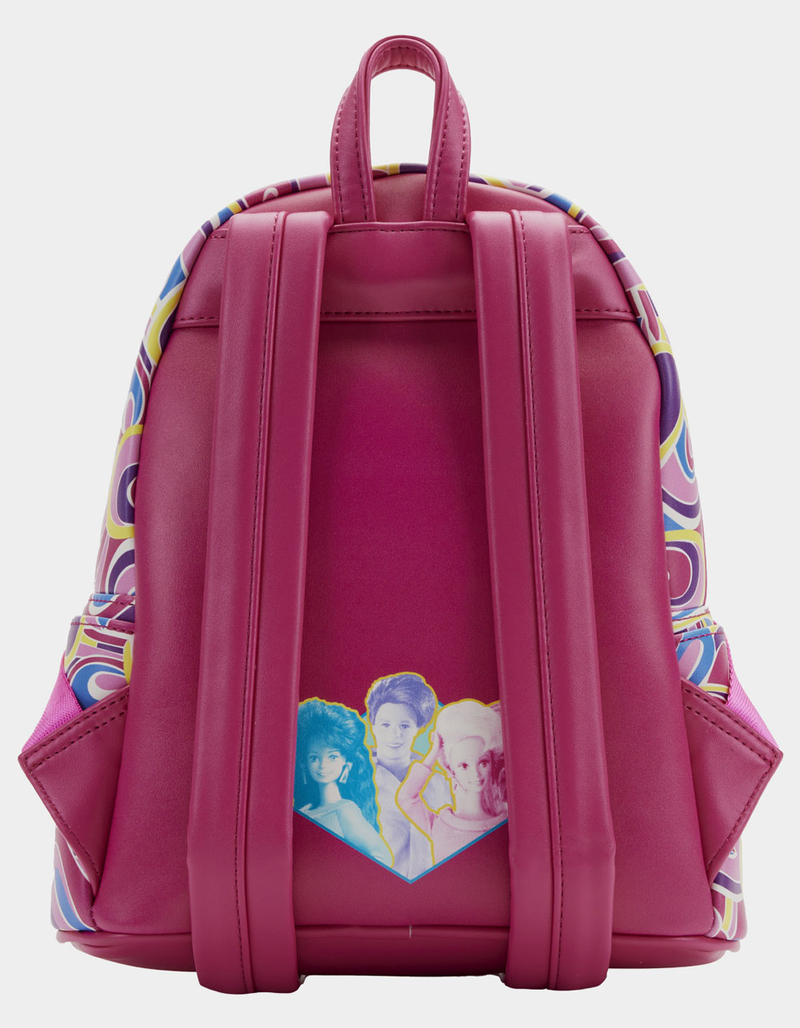 LOUNGEFLY x Barbie Totally Hair 30th Anniversary Mini Backpack image number 2