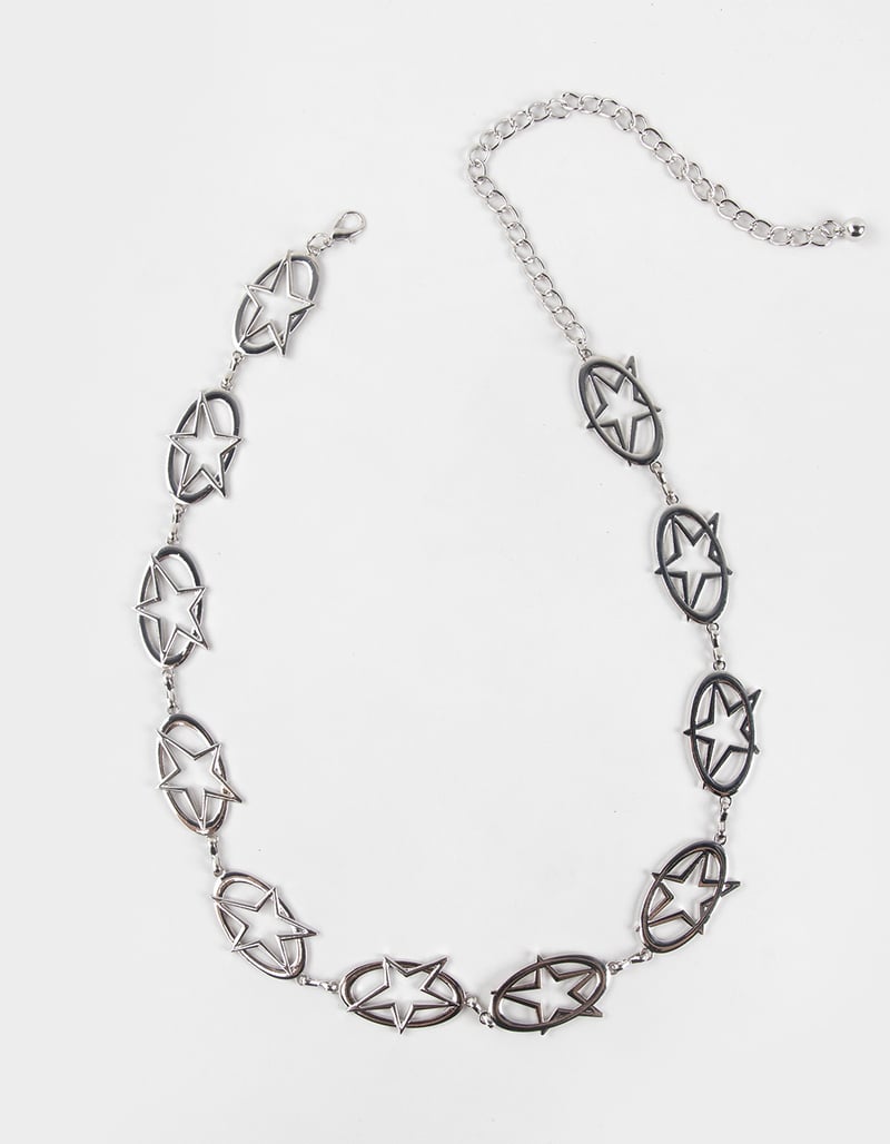 Y2K Star Chain Belt image number 0
