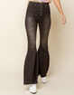 FREE PEOPLE Womens Black Flare Jeans image number 2