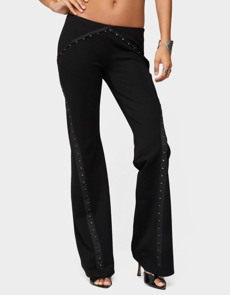 EDIKTED Hook & Eye Bootcut Pants image number 0
