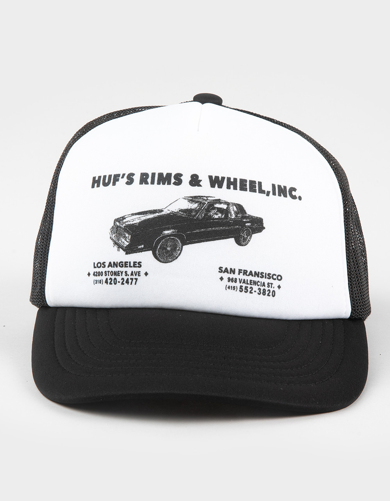HUF Rims & Wheel Trucker Hat image number 1