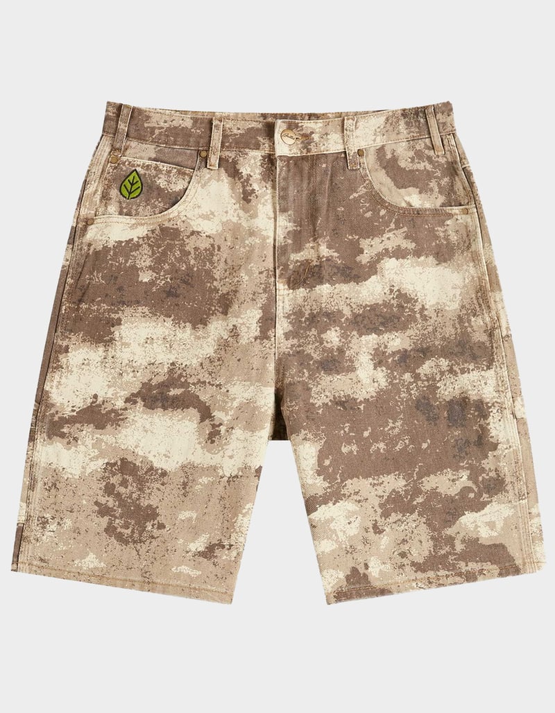 BUTTER GOODS Weathergear Mens Baggy Denim Utility Shorts image number 0