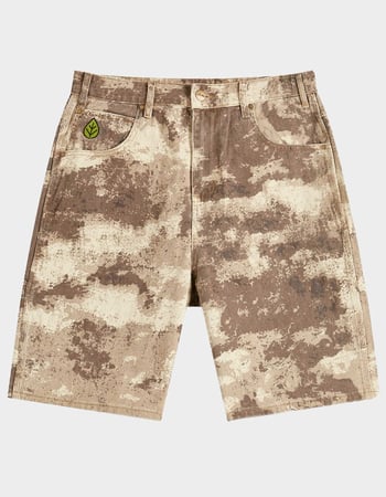 BUTTER GOODS Weathergear Mens Baggy Denim Utility Shorts Primary Image