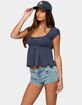 EDIKTED Kingsley Babydoll Top image number 2