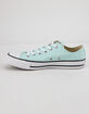 CONVERSE Chuck Taylor All Star Seasonal Color Teal Tint Womens Low Top Shoes image number 4