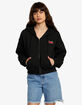 RVCA Court Womens Zip-Up Hoodie image number 1