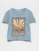 FULL TILT Here Comes The Sun Girls Crop Tee image number 1