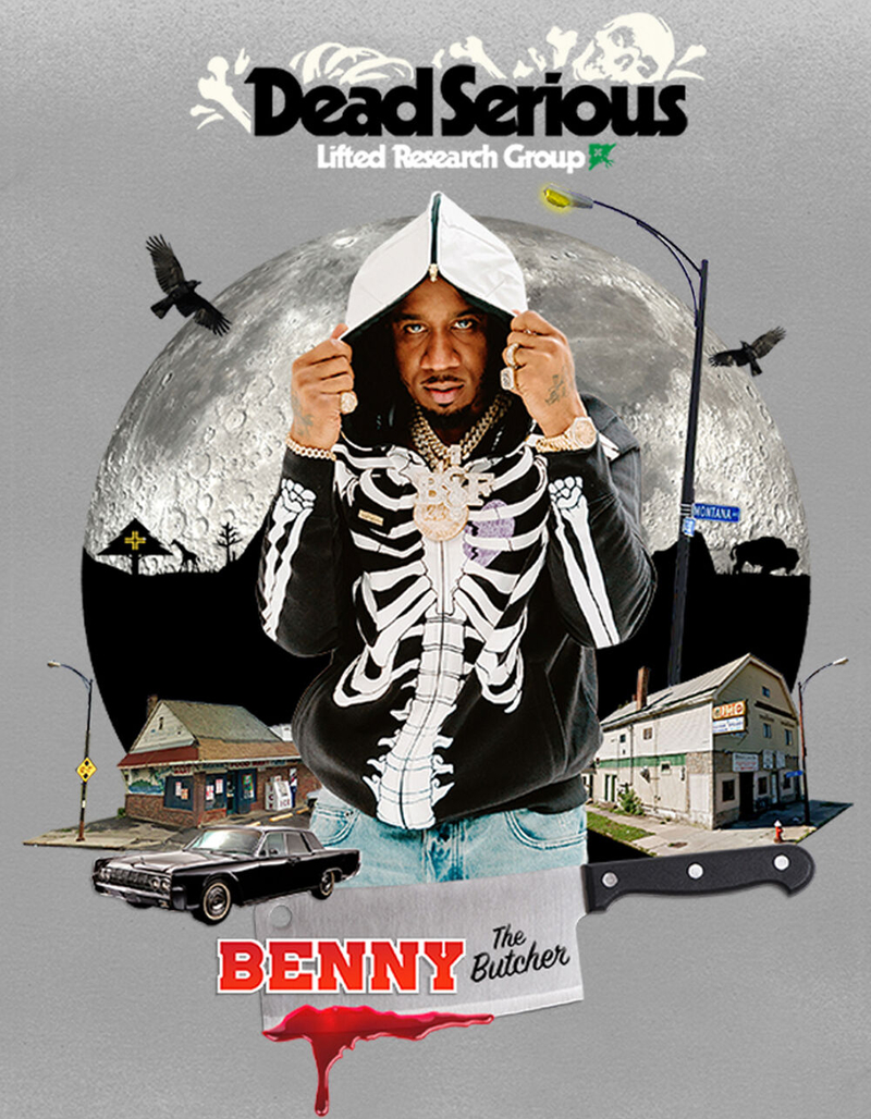 LRG Dead Serious Mens Hoodie image number 2