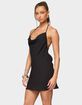 EDIKTED Bead Backless Cowl Neck Mini Dress image number 2