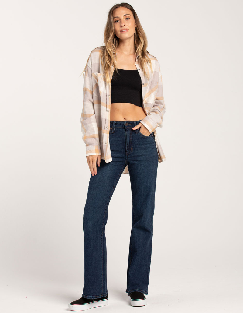 RSQ Womens High Rise Flare Jeans image number 0