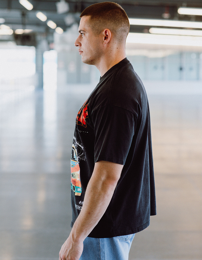 TILLYS x NASCAR Racecar Mens Boxy Tee image number 2