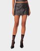 EDIKTED Ziva Faux Leather Mini Skirt image number 1