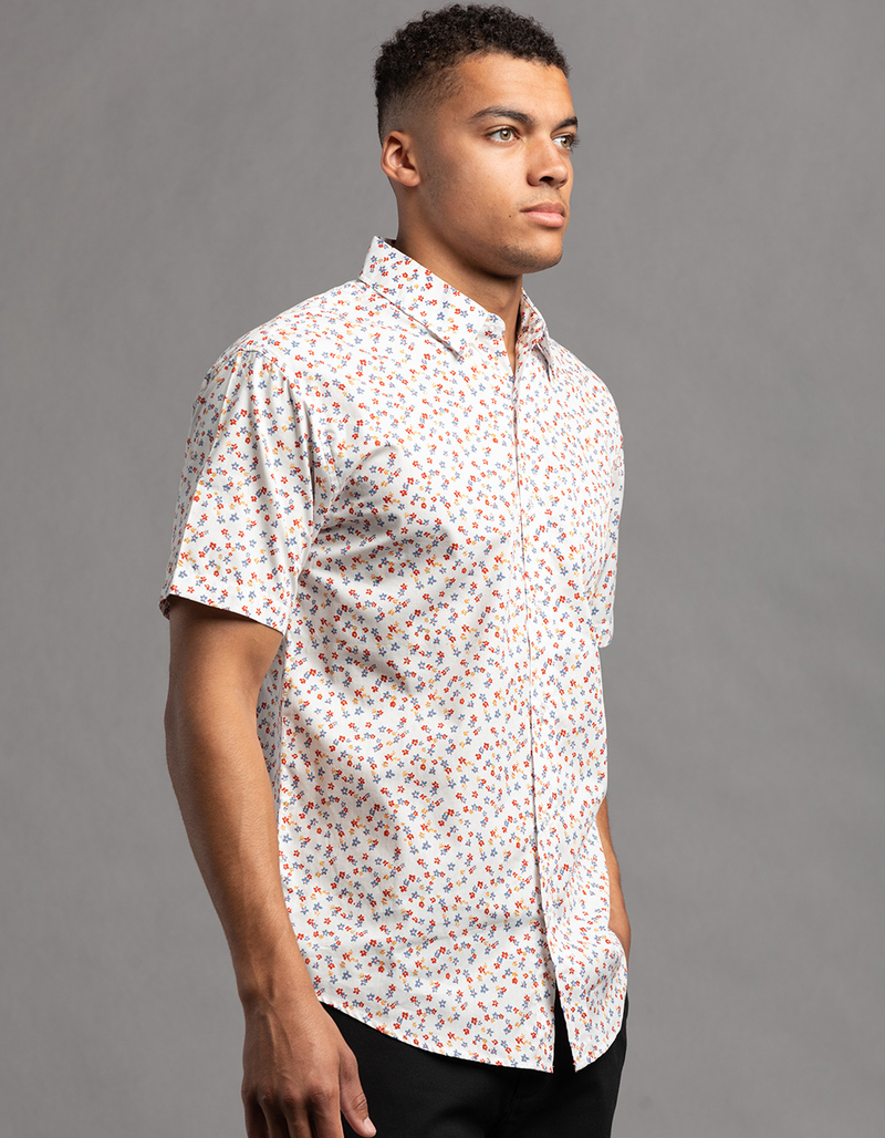 RSQ Mens Super Bloom Button Up Shirt image number 2