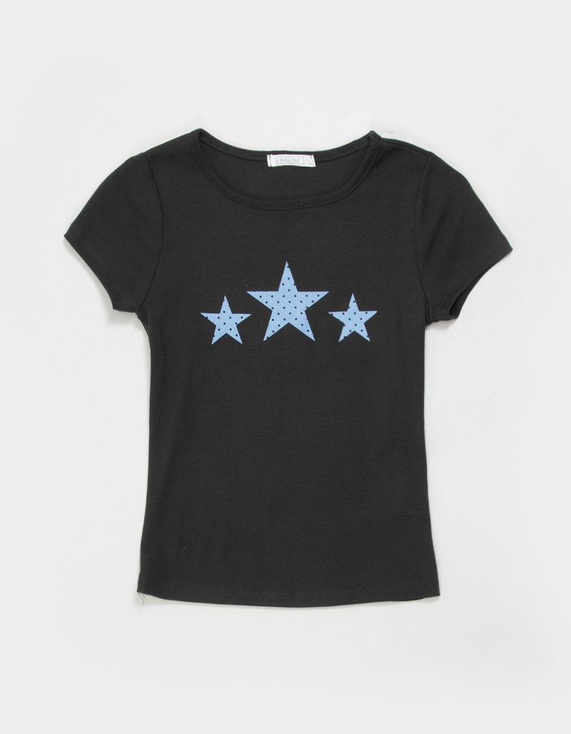 FULL TILT Polka Dot Star Girls Tee image number 0