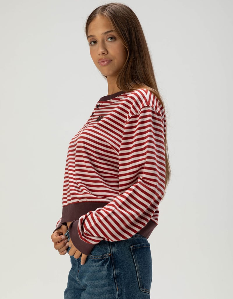 VANS Molly Womens Long Sleeve Henley Top image number 2