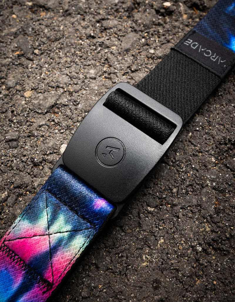 ARCADE Ace Rainbow Tie Dye Mens Belt image number 3