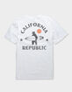 CALIFORNIA Surf Bear Unisex Tee image number 1