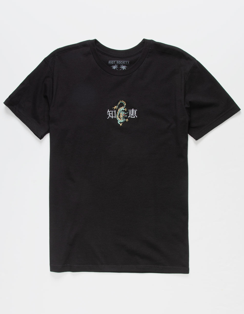 RIOT SOCIETY Dragon Mens Embroidered Tee image number 0