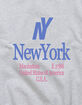 NEW YORK Manhattan New York Unisex Crewneck Sweatshirt image number 2