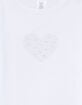 FULL TILT Heart Stud Girls Tee image number 3