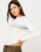 BILLABONG Crop Thermal Long Sleeve Womens Tee image number 1