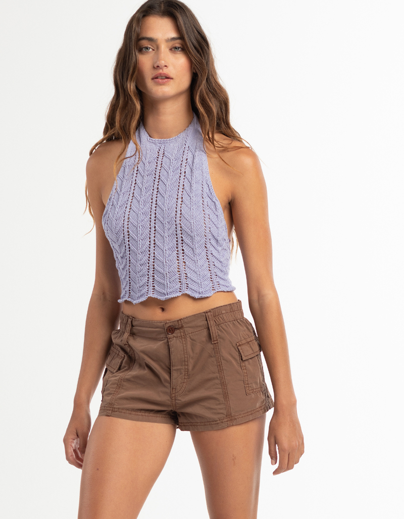 BDG Urban Outfitters Y2K Womens Low Rise Poplin Shorts - ECRU | Tillys