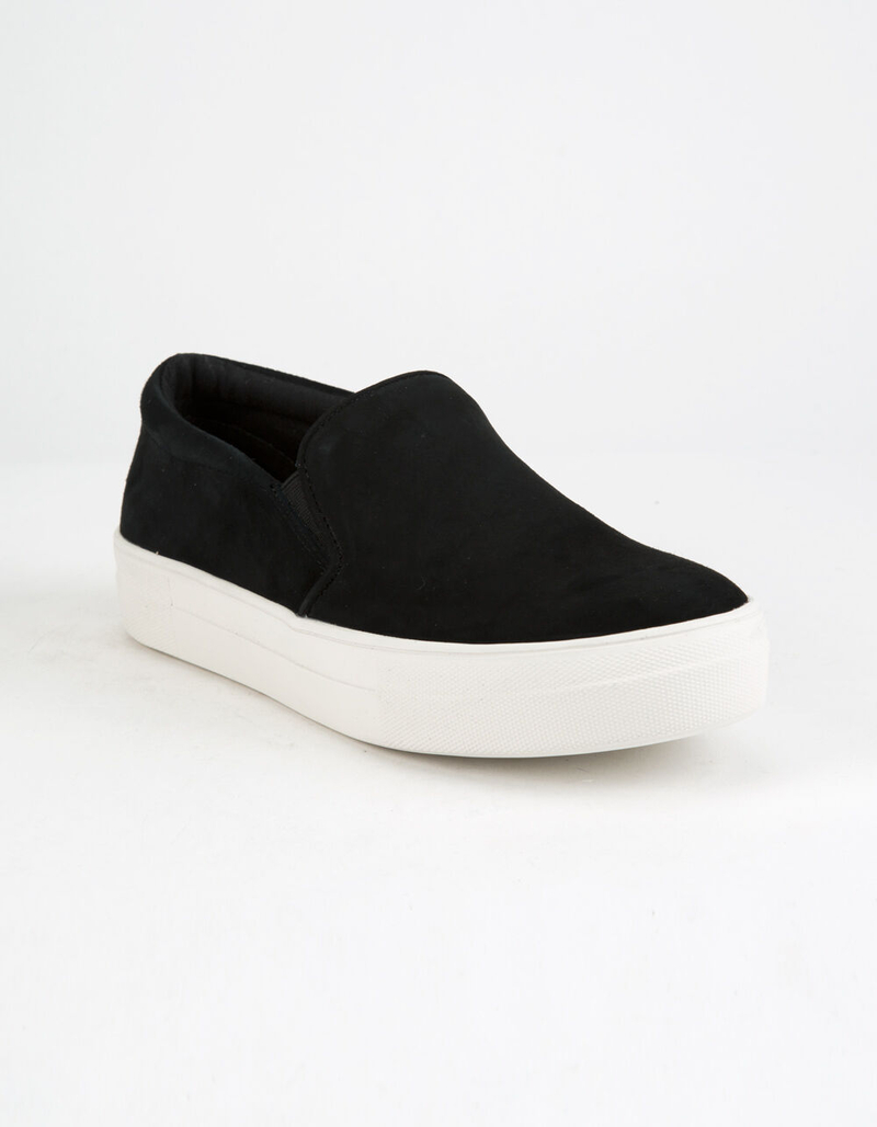 STEVE MADDEN Gills Black Suede Womens Shoes image number 1