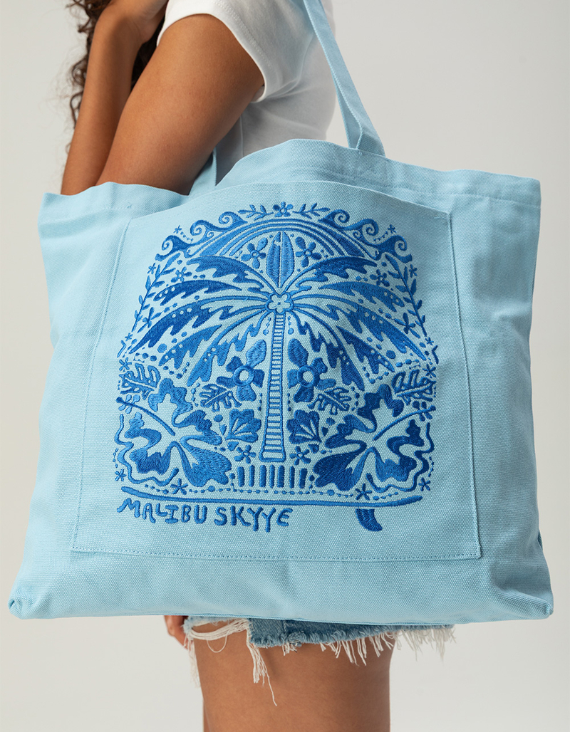 MALIBU SKYYE Coastal Palms Tote Bag image number 6