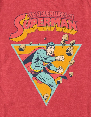 SUPERMAN Adventures Of Superman Unisex Tee Alternative Image