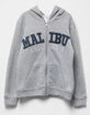FULL TILT Malibu Girls Oversized Zip-Up Hoodie image number 2