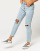 SKY AND SPARROW Ripped Mom Jeans image number 4