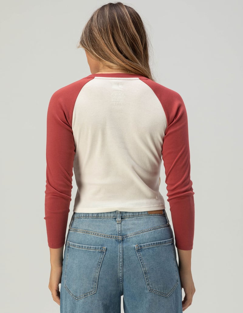 SALTY CREW No Slack Shack Womens Long Sleeve Raglan Tee image number 3