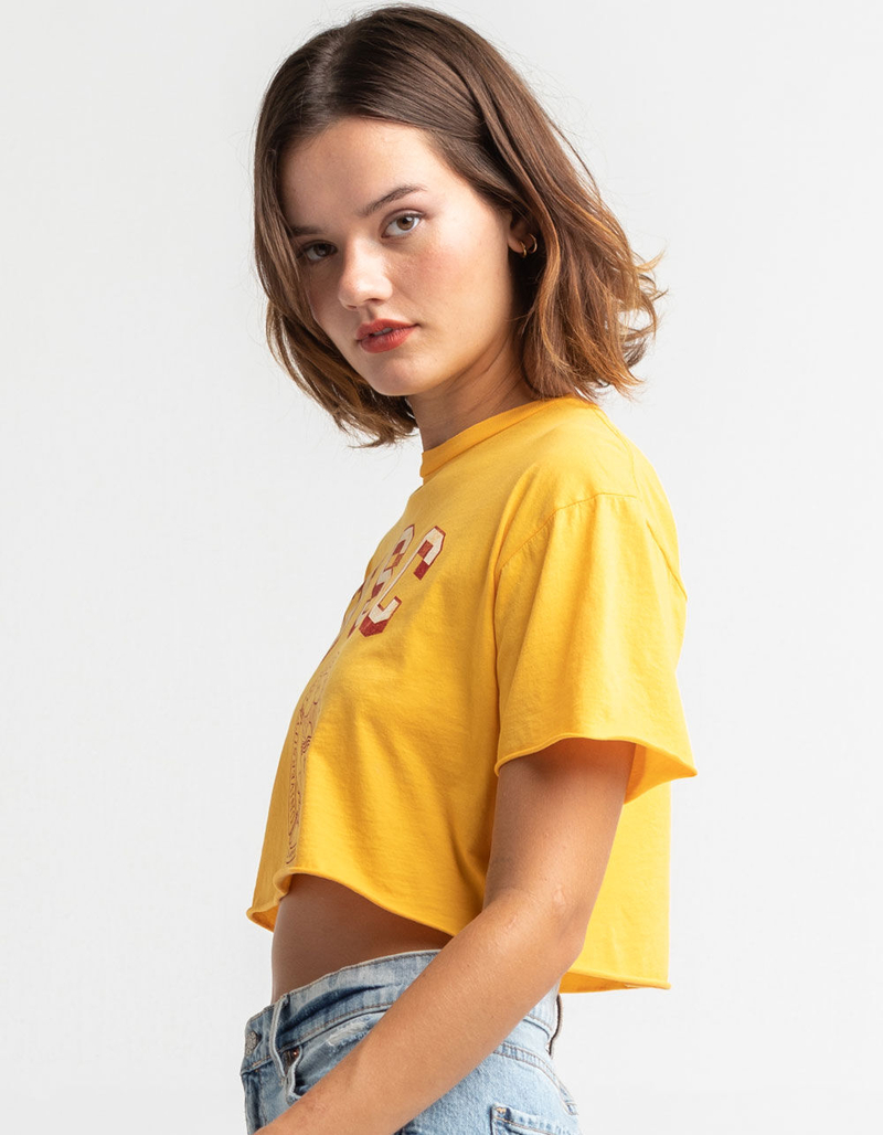 THE ORIGINAL RETRO BRAND USC Womens Crop Tee image number 1