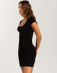 RSQ Womens Square Neck Bodycon Dress image number 2