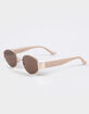 RSQ Oval Metal Sunglasses image number 1