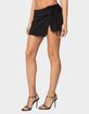 EDIKTED Selena Asymmetric Wrap Mini Skirt image number 3