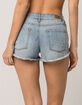 RSQ Venice Mid Rise Womens Ripped Denim Shorts image number 3