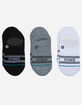 STANCE Basic 3 Pack Mens No Show Socks image number 1
