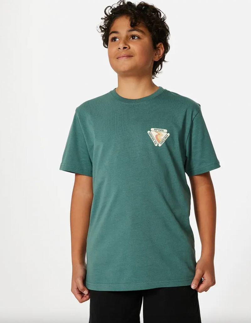 RIP CURL Surf Revival Swirl Boys Tee image number 1