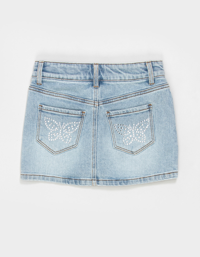 RSQ Girls Butterfly 2 Button Denim Skort image number 2