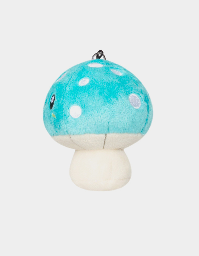 SQUISHABLE Turquoise Mushroom Plush Keychain image number 1