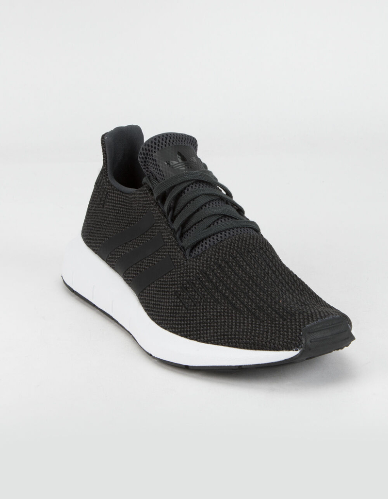 ADIDAS Swift Run Mens Black & White Shoes image number 1