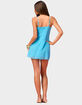 EDIKTED Barbie&trade; Muse Cupped Chiffon Mini Dress image number 3